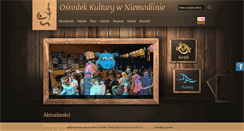 Desktop Screenshot of okniemodlin.org