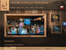 Tablet Screenshot of okniemodlin.org